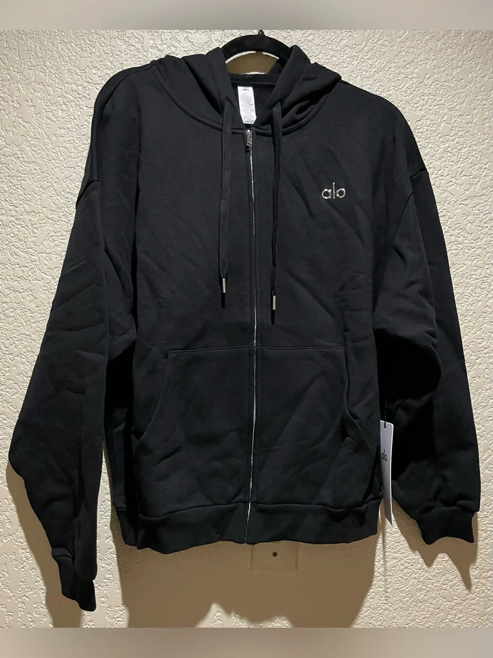 ALO Yoga NWT Accolade Full Zip Hoodie Black Size M
